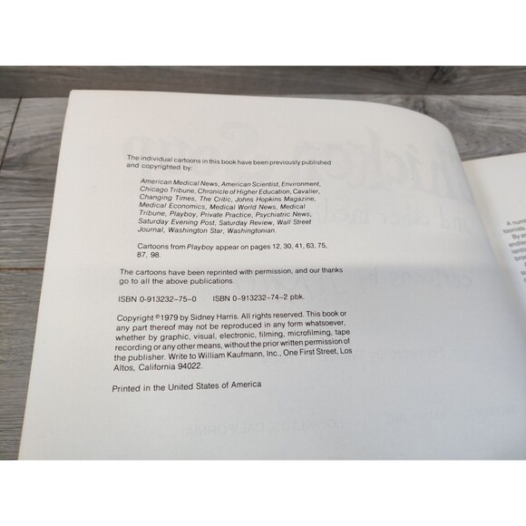 Chicken Soup and Other Medical Matters by Sidney Harris-1979 - Picture 4 of 5